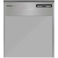Candy – Lave-vaisselle semi-intégré 13 couverts – Classe d'efficacité énergétique E – Niveau sonore 46 dB – Acier inoxydable – Consommation 10,4 L/cycle