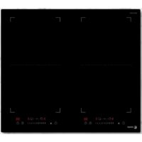 Fagor – Table induction 60 cm – 4 zones – 9 niveaux de puissance – Fonction bridge – Commande sensitive avec slider – Détection automatique de casseroles