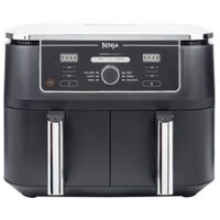 Ninja – AF400EU – Friteuse sans huile 2 compartiments – 6 modes de cuisson – Cuisson jusqu'à 75% plus rapide – Technologie Max Crisp