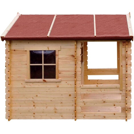 Cabane enfant exterieur 1m2 - maisonnette en bois pour enfants