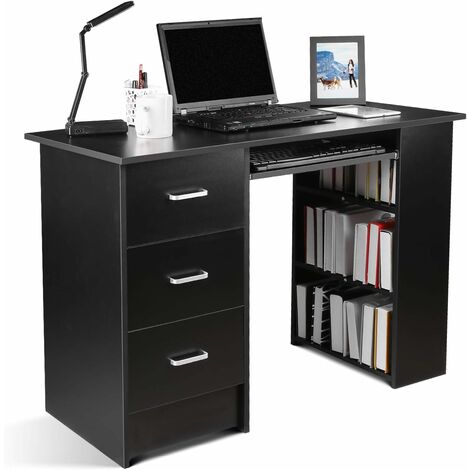 Schublade und Fach zur Tastaturaufbewahrung Kompakte Größe Arbeitszimmermöbel Computertisch