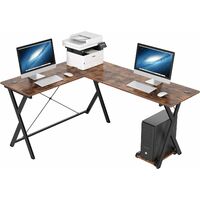 beweglichem Monitoraufsatz Arbeitstisch Schreibtisch L-förmiger Computertisch 