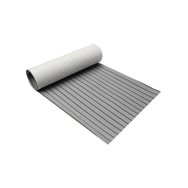 Rotolo di moquette adesiva per Yacht Decking in schiuma EVA Barca grigio  scuro 900 x 2400 x 6 mm Agito