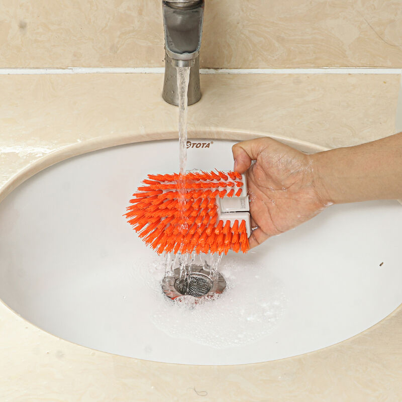 Scrubber elettrico con spazzola elettrica per doccia, lavasciuga bagno  senza fili e portatile con 4 spazzole