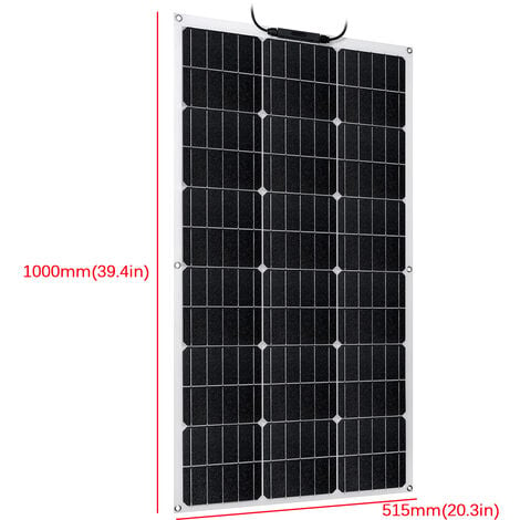 90W 18V Pannello solare Caricabatterie a celle solari per auto barca camper  campeggio Agito