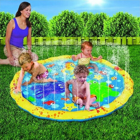 Sprinkler Pad Splash Play Mat 100CM Giocattolo gonfiabile per piscina con  acqua