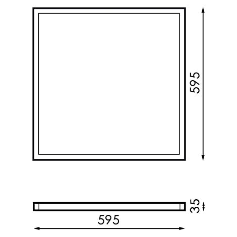 Panneau LED 60X60 cm 42W LIFUD Cadre Blanc 4200Lm Flicker Free  Blanc Neutre 4000K   IluminaShop