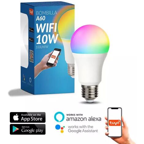 Ampoule WiFi Connectée, 810LM E27 LED Ampoule Compatible avec Apple  HomeKit, Alexa et Google Home, 9W 2700K-6500K Ampoule RGB Dimmable  (Équivalent