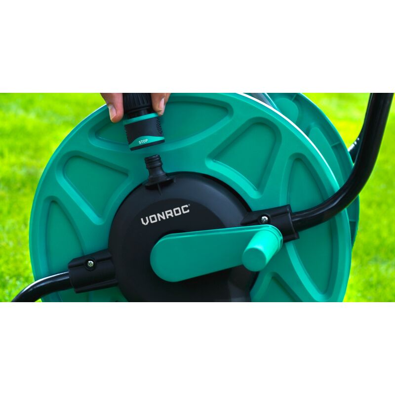 GARDENA CANADA 8009 Wall Mount Hose Reel with Hose 