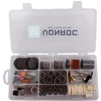 VONROC Rotary tool accessory set - 192 pieces - Universal