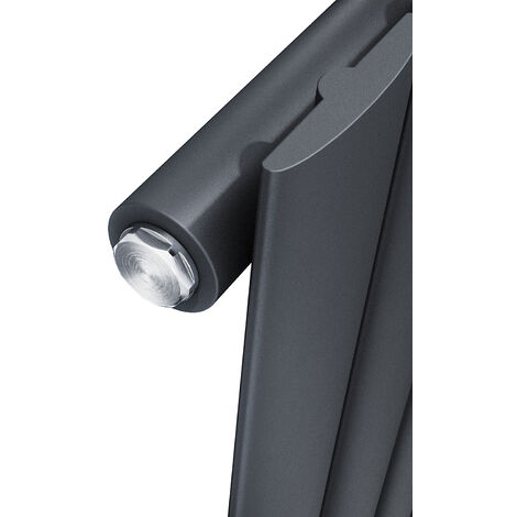 Staffa A Parete Per Radiatore Bagno Nero Attacco Universale - Foto 3