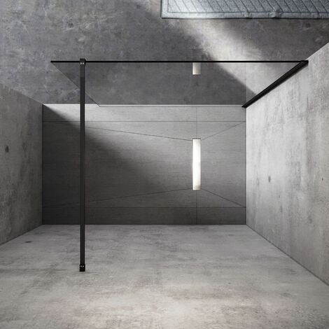 SONNI 10mm Walk in Shower Cabina doccia NANO Vetro di sicurezza trasparente 80x200cm