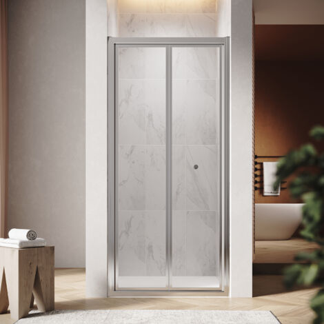 SONNI Porte doccia in Vetro di Sicurezza Temperato da 5 mm Secondo EN12150, Porte doccia con Chiusura Magnetica 90cm (1/5)
