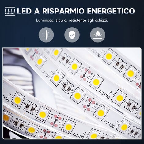 SIRHONA Specchio Rotondo LED a Parete, 800mm Specchio Decorazione D'argento Senza Rame con Anti - appannamento e Tocco del Sensore, Impermeabile IP44, Telaio in Alluminio