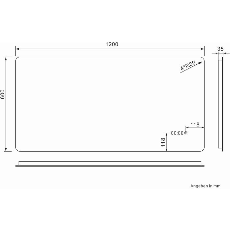 SONNI Armario Espejo Baño con Luz 105 x 65 cm Bisagra Conductora  Interruptor Táctil 3 Puertas,Espejo de Baño con Armario y LED,Acero  Inoxidable Enchufe para Afeitadora 5 Estantes : : Hogar y cocina