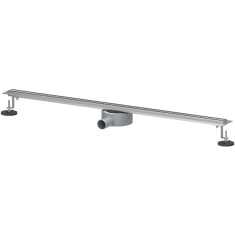 SIRHONA Canaleta Ducha de Acero Inoxidable Rejillas de Desaguee para Ducha Sifón de 360 Grados Longitud 90 cm