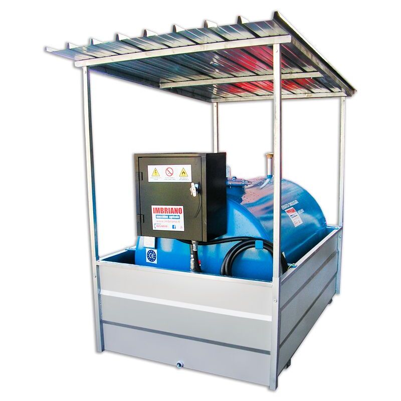 Barile a collo lungo da 60l in PE blu con 2 maniglie, apertura di  riempimento diametro 330mm