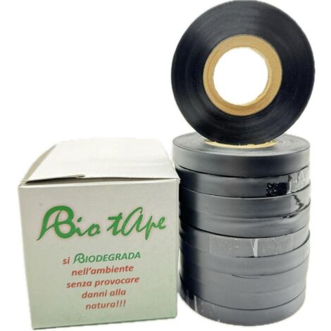 Nastro Per Legatrice Biodegradabile Nero Confezione 10 Rotoli