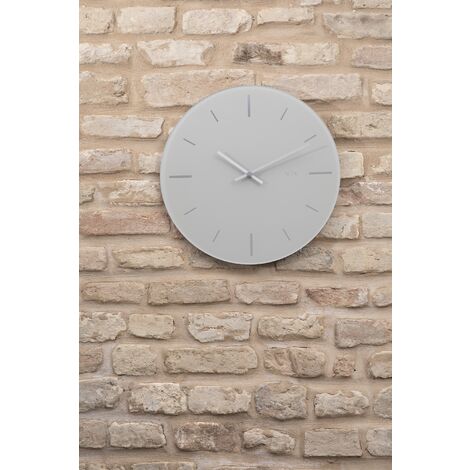 Orologio Da Parete Small R2 Taupe / White ø40cm X cm Xcm Vesta Home