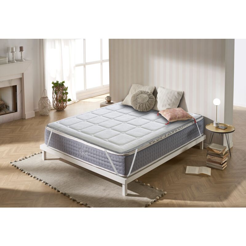 NOFFA Surmatelas 120 x 190 x 5 Memoire de Forme avec Gel