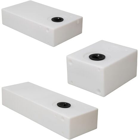 Idralite – Réservoir d'eau rigide polyéthylène 103 lt – Dimensions 38x123x22 cm – Résistant aux chocs et intempéries – Pour bateau et camper