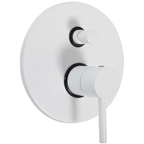 Robinet De Lavabo Panama Blanc Mat - Mitigeur Monocommande - Laiton - Neuf