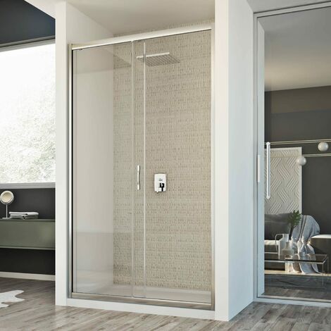 Porte de douche verre transparent h 198 mod. Young 1 porte 120 cm