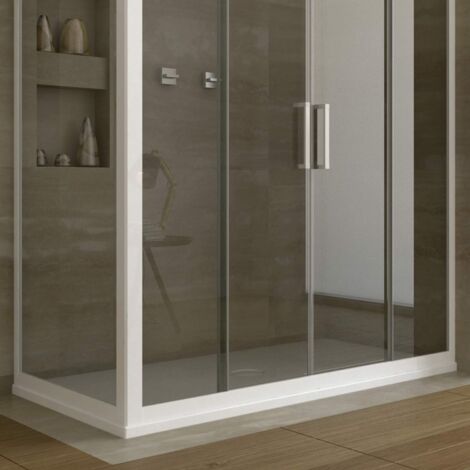 Cabine douche 70x130 CM H198 mod. Young Duo 1 Porte Transparent