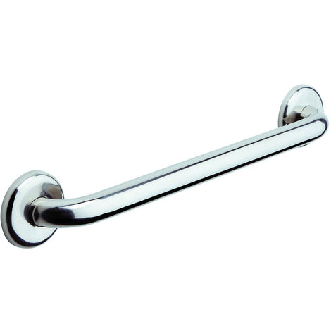 Poignée de salle de bain acier 45 cm barre d'appui mural douche baignoire (1/3)