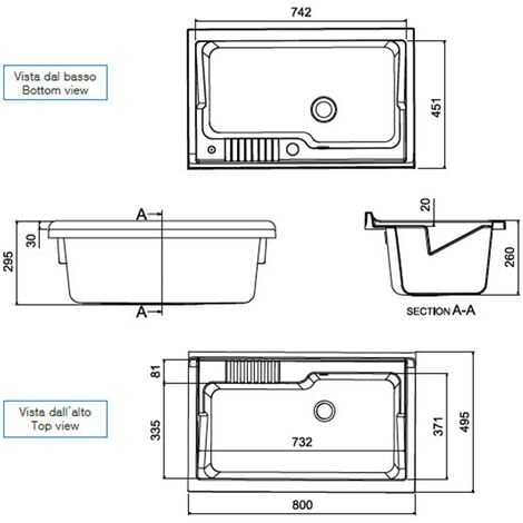 Bac à laver avec meuble cache lave linge en PVC blanc 109x60 cm