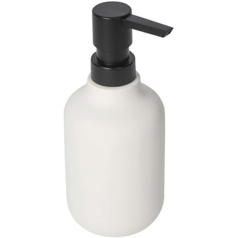 Distributeur de savon à poser blanc mat en céramique mod. Chloe (1/5)