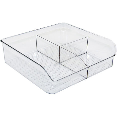 Organisateur Étagère de rangement maxi transparent en plastique mod. table container (1/5)