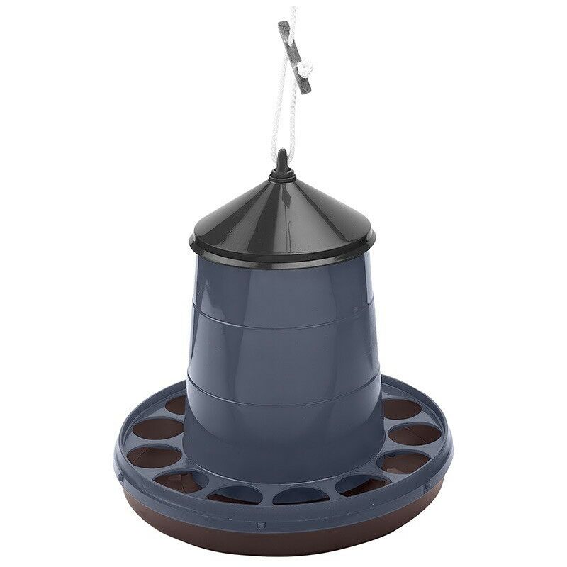 Mangeoire volailles plastique recyclé Eco 8Kg - Poulailler Direct