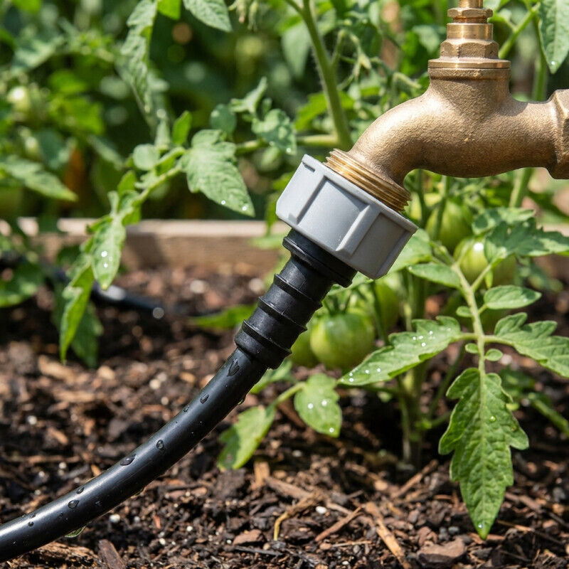Suinga 4x Robinet D'Irrigation Goutte à Goutte 16mm - Vanne De Dérivation Tuyau Principal - Pack 4