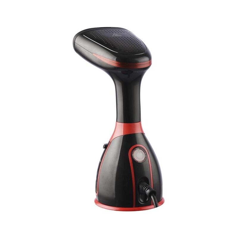 Dandy Tec Défroisseur vapeur 2 en 1 avec diffuseur d'odeur - 1200W, 200ML, convient a tous les tissus, pratique pour la maison, voyage. Noir et Rouge