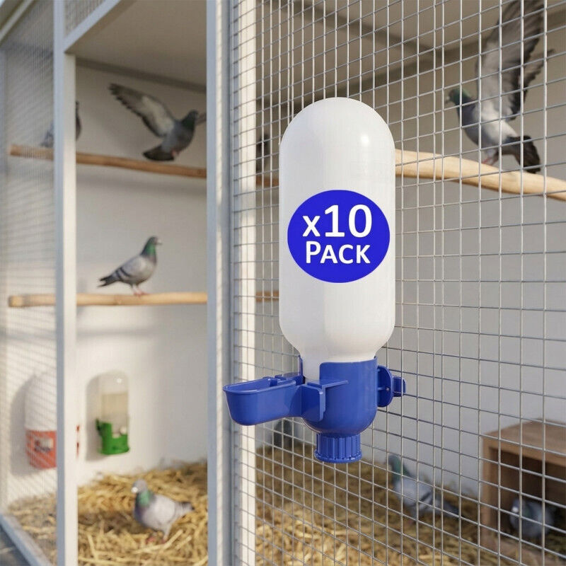 Lot De 5 Abreuvoirs Automatiques Pour Poules, Canards, Oies, Dindes, Pigeons - Anti-Gaspillage Et Faciles à Nettoyer