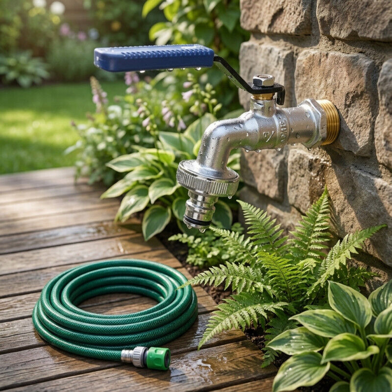 ROBINET D'EAU DE jardin extérieur extérieur en laiton adaptateur 3/4 ROBINET D'EAU DE jardin extérieur extérieur en laiton adaptateur 3/4