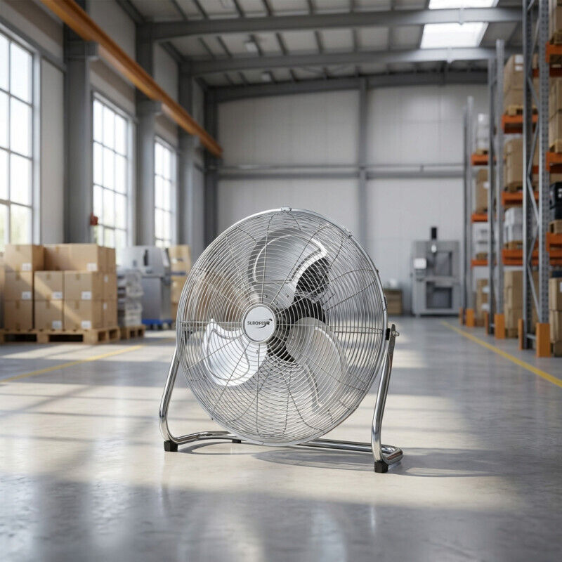 Ventilateur Mural Industriel VEVOR Oscillant 44,5 Cm - 3 Vitesses, Tout Métal