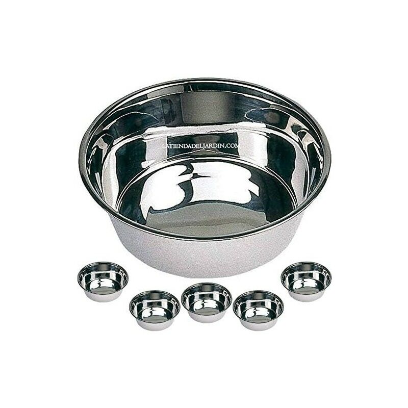 Lot De 6 Gamelles Pour Chat En Inox 304 - Antidérapantes, Faciles à Nettoyer - Pour Chats, Chiots, Petits Animaux
