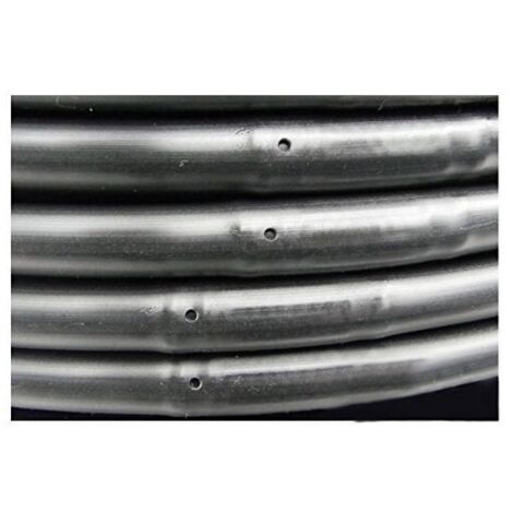 Suinga Tuyau D'Arrosage Goutte-à-Goutte 16 Mm - Goutteurs Intégrés Tous Les 40 Cm - Bobine 100 M - Noir