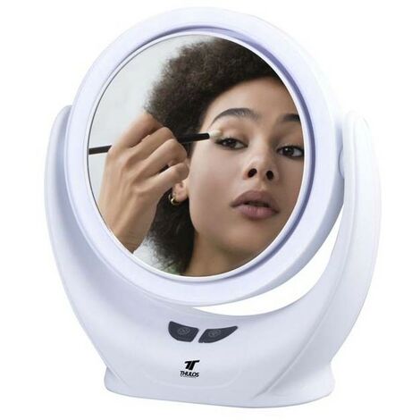 Lumière Coiffeuse Miroir Miroir De Maquillage Lumineux UKIUAN 20cm Avec Ventilateur - LED Réglable, Grossissement X5, USB Rechargeable Miroir Maquillage Lumière Led Lumière Coiffeuse Miroir Miroir De Maquillage Lumineux UKIUAN 20cm Avec Ventilateur - LED Réglable, Grossissement X5, USB Rechargeable Miroir Maquillage Lumière Led