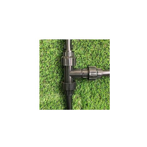 Lot De 4 Raccords En T En Polyéthylène - 25 Mm - Pour Tuyaux D'arrosage, Irrigation - Résistants, étanches