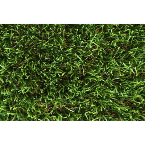 Gazon Artificiel Réaliste 25 Mm Avec Dos PRT - Décoratif Pour Balcon, Jardin, Intérieur/Extérieur (0,5 X 0,5 M)