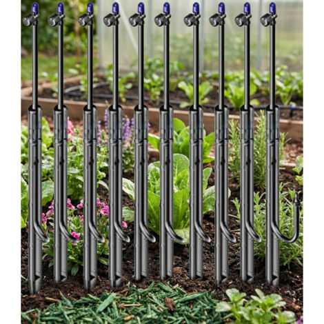 Relaxdays Arroseur Jardin Design Arbre En Cuivre – Jet Circulaire 9 M, Décoration & Arrosage 2 En 1
