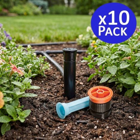Tuyère D’Irrigation Rain Bird UniSpray US410HE, Portée 3 M, Angle Réglable, Élévation 10 Cm Corps 15 Cm 85574080