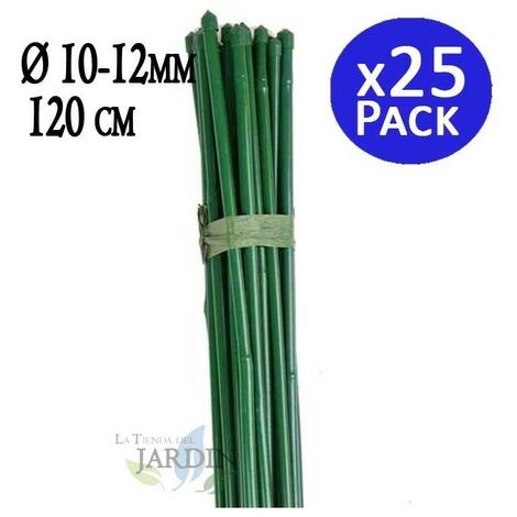 Tiges en bambou 120 cm, lot de 25, en bambou naturel, tuteur pour plantes  ou décoration, bâtons pour bricoler, naturel