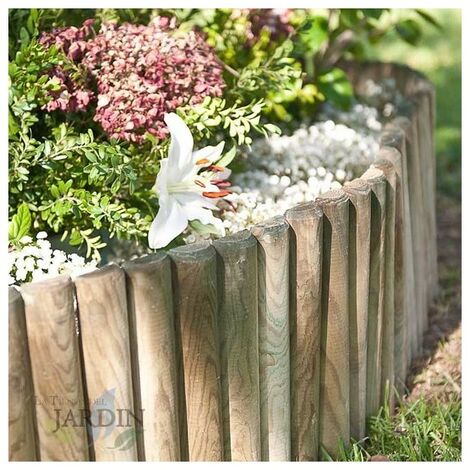 4 pièces piquets de jardin robustes en bois décoratifs sûrs piquet