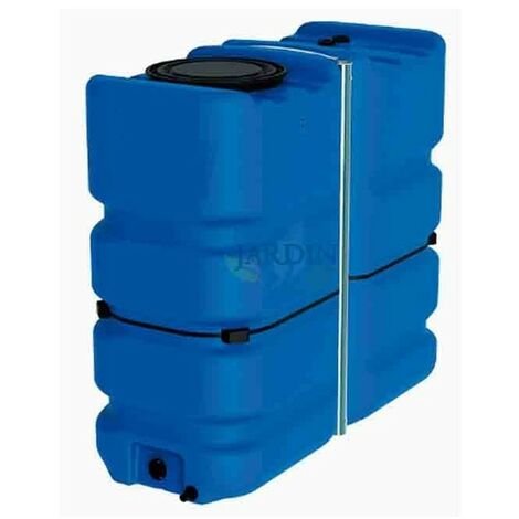 Réservoir rectangulaire pour eau potable de 2000 litres. Dimensions :  185x79x165 cm. Fabriqué en polyéthylène (PE)