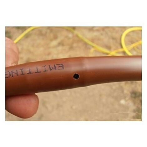 Tuyau d'irrigation à égouttement intégré brun (bobine 100 m)