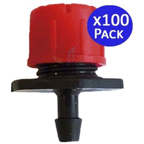 Lot De 30 Goutteurs D'irrigation 8 L/h (2 GPH) Pour Tuyau 1/4" – Arrosage Précis Jardin, Potager, Terrasse | Style Drapeau, Réglable